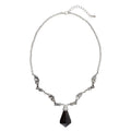 Accessoire Halloween Collier Chauve-Souris Avec Pierre Noire