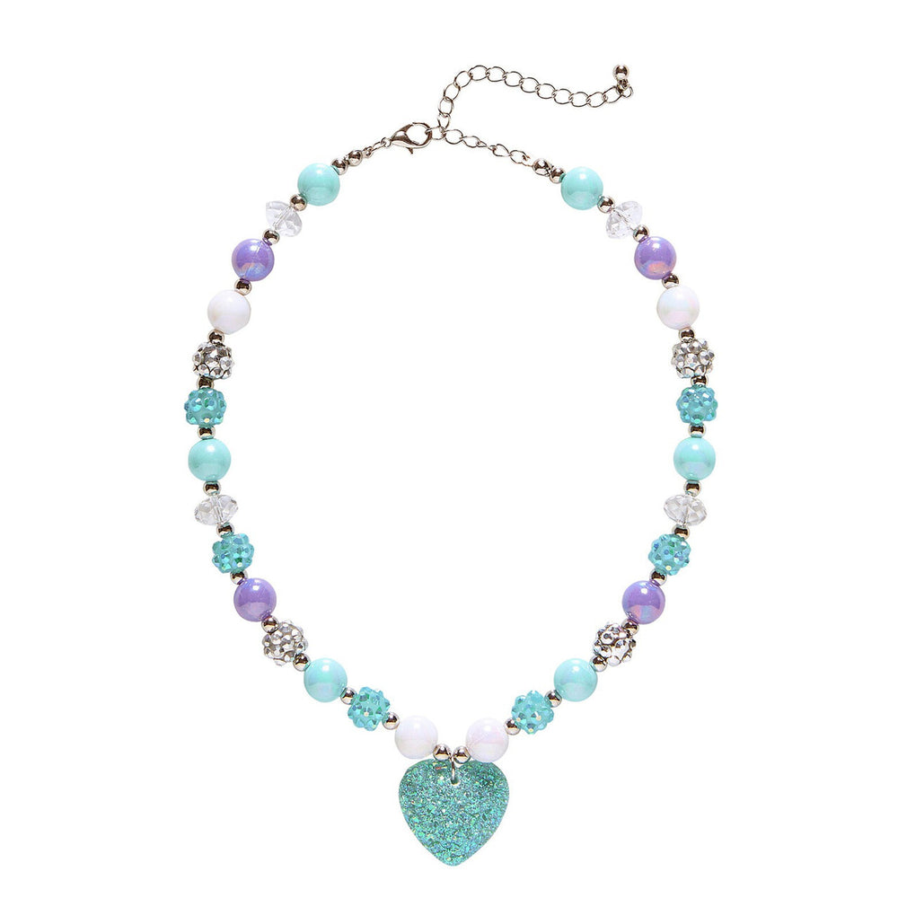 Op deze afbeelding zie je een Accessoires, van het merk Widmann. Gipsy Bedelketting Met Azuurblauw Hart