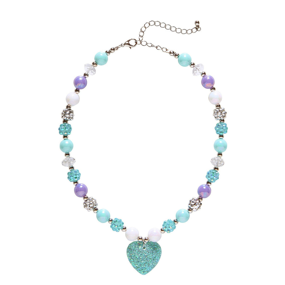 Op deze afbeelding zie je een Accessoires, van het merk Widmann. Gipsy Bedelketting Met Azuurblauw Hart