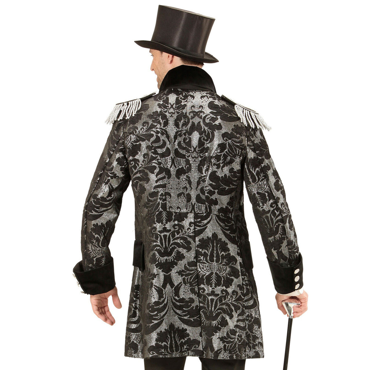 Op deze afbeelding zie je een Kostuums, van het merk Widmann. Royale Paradejas Zilver Man