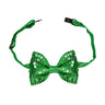 Noeud Papillon Vert à Paillettes Avec Lumière