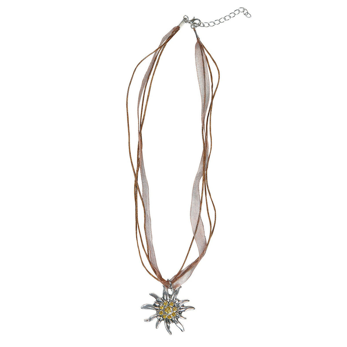 Op deze afbeelding zie je een Accessoires, van het merk Widmann. Ketting Strass Edelweiss