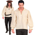 Chemise Beige Moyen Âge Ou Pirate Homme