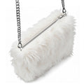 Sac À Main En Peluche Douce Blanc