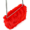 Sac À Main Peluche Doux Rouge