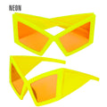Cat Eye Bril Neon Geel