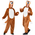 Fluffy Vos Onesie Unisex Kostuum