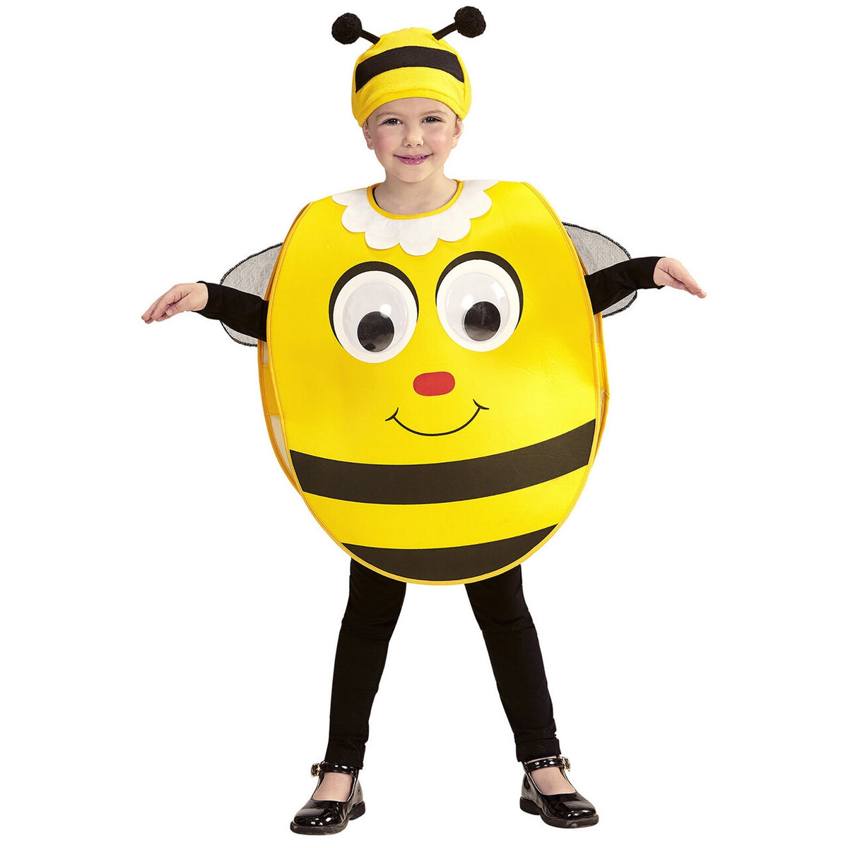 Op deze afbeelding zie je een Kostuums, van het merk Widmann. Smiley Bij Grote Ogen Kind Kostuum