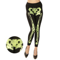 Legging Squelette Vert Néon Chiapas