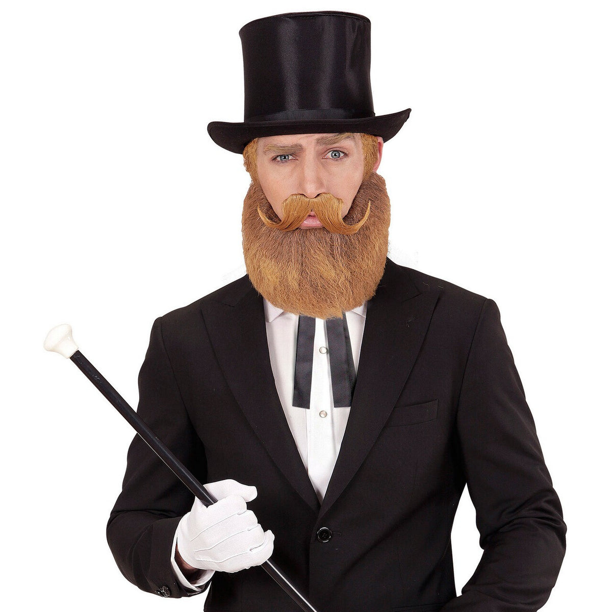 Op deze afbeelding zie je een Accessoires, van het merk Widmann. Baard En Snor Blond Wilson