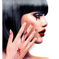 Ongles Effrayants Avec Sang