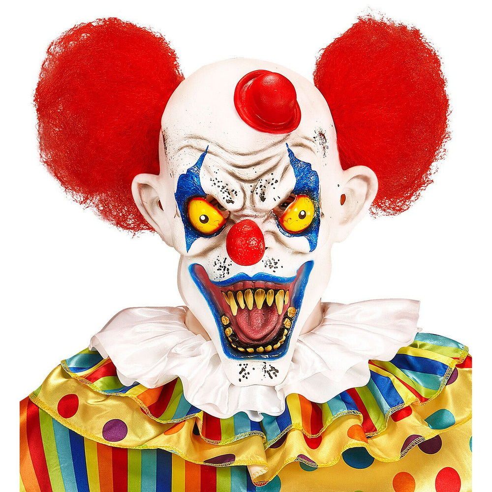 Op deze afbeelding zie je een Accessoires, van het merk Widmann. Masker Killer Clown Stefan Met Haar En Hoedje