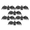 Ensemble De 6 Chauves-Souris 13,5 Centimètres