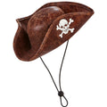 Petit Chapeau De Pirate Tricorne Vieux Cuir