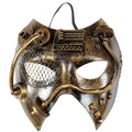 Masque Steampunk Cuivre Mécanique