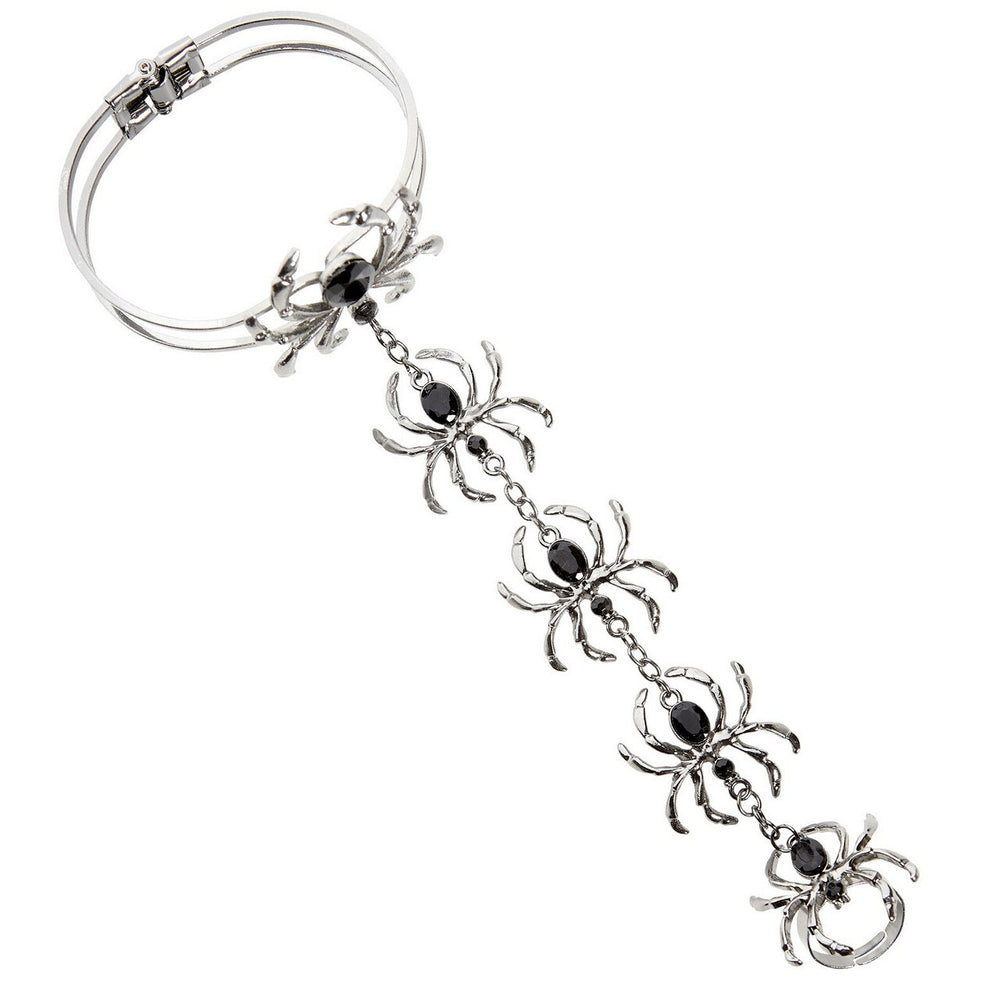 Op deze afbeelding zie je een Accessoires, van het merk Widmann. Ring / Armband Spin Arachnia