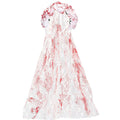 Voile De Mariée Ensanglanté Avec Roses