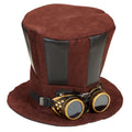 Haut-De-Forme Steampunk Avec Lunettes Mécaniques