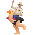 Explorateur Amusant Sur Autruche Gonflable Costume