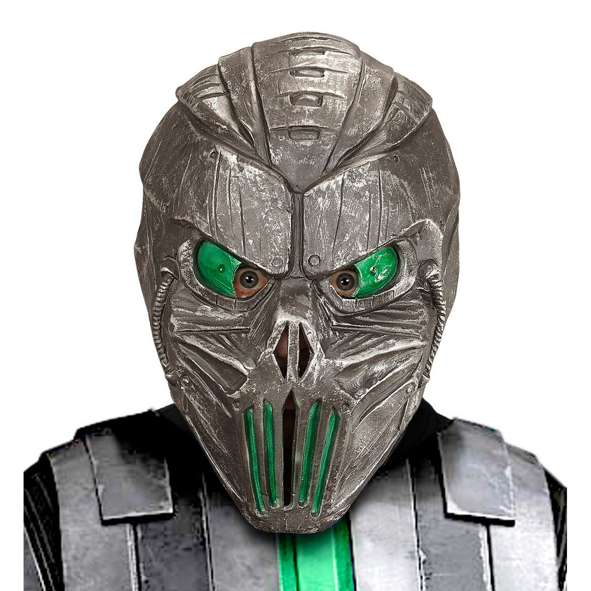 Op deze afbeelding zie je een Accessoires, van het merk Widmann. Masker Space Alien Lopsaol