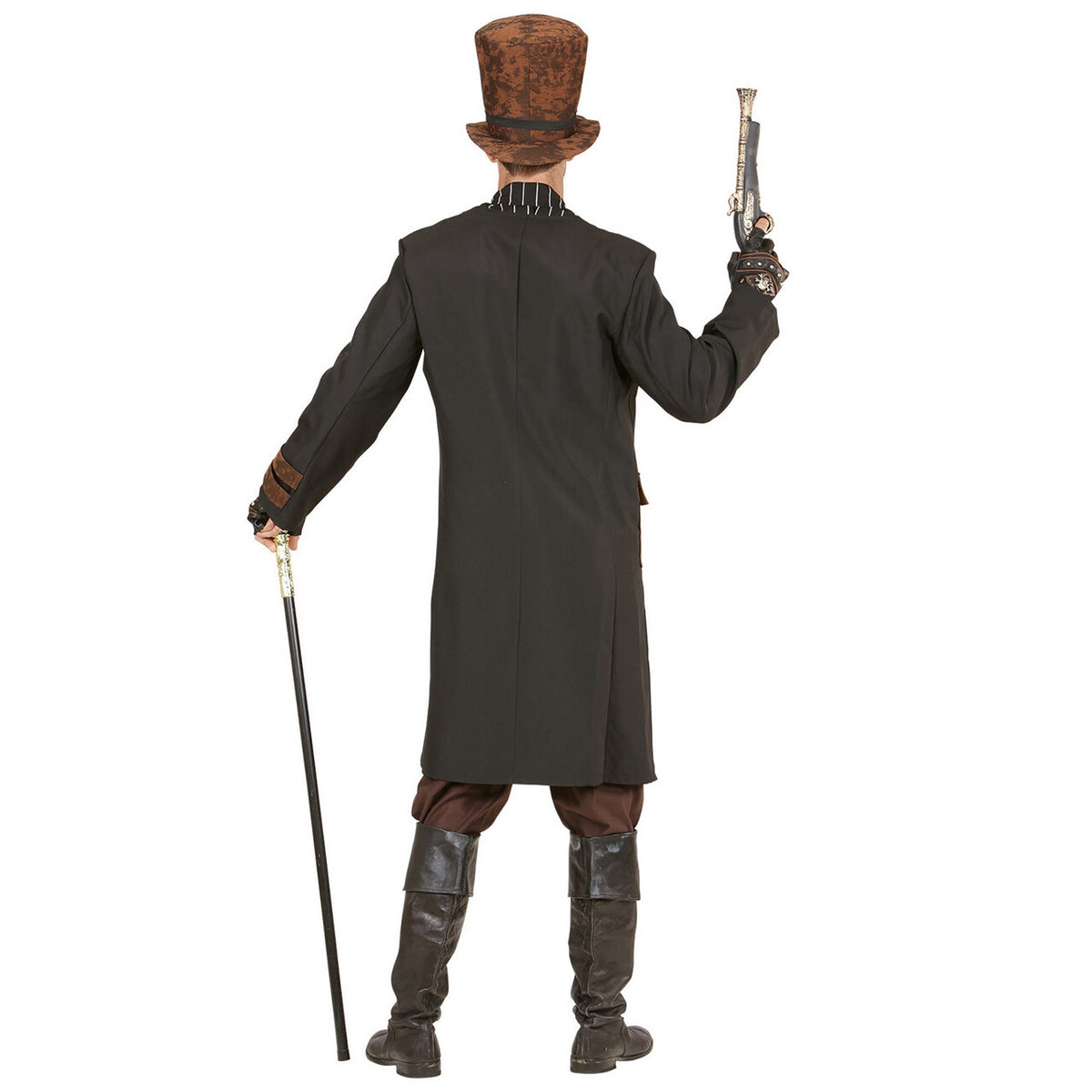 Op deze afbeelding zie je een Kostuums, van het merk Widmann. Techo Wacko Steampunk Man Kostuum