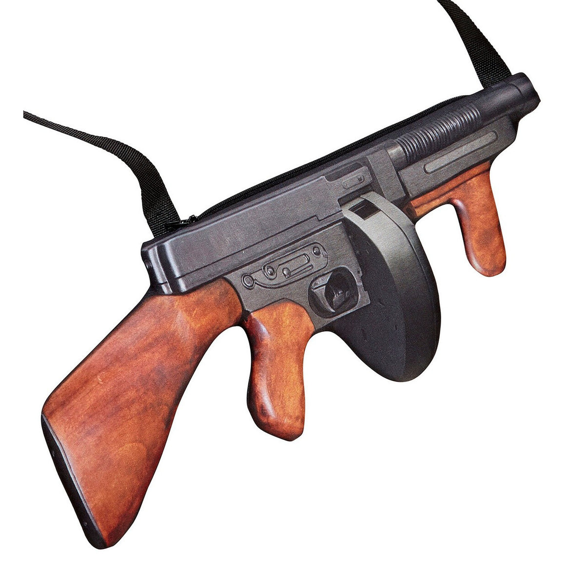 Op deze afbeelding zie je een Accessoires, van het merk Widmann. Handtas Machinegeweer Tommy Gun