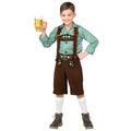 Lederhose Marron Avec Chemise Pour Enfants Fête De La Bière Costume
