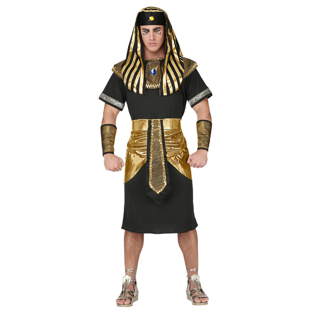 Op deze afbeelding zie je een Kostuums, van het merk Widmann. Man Van Het Grote Huis Farao Egypte Kostuum