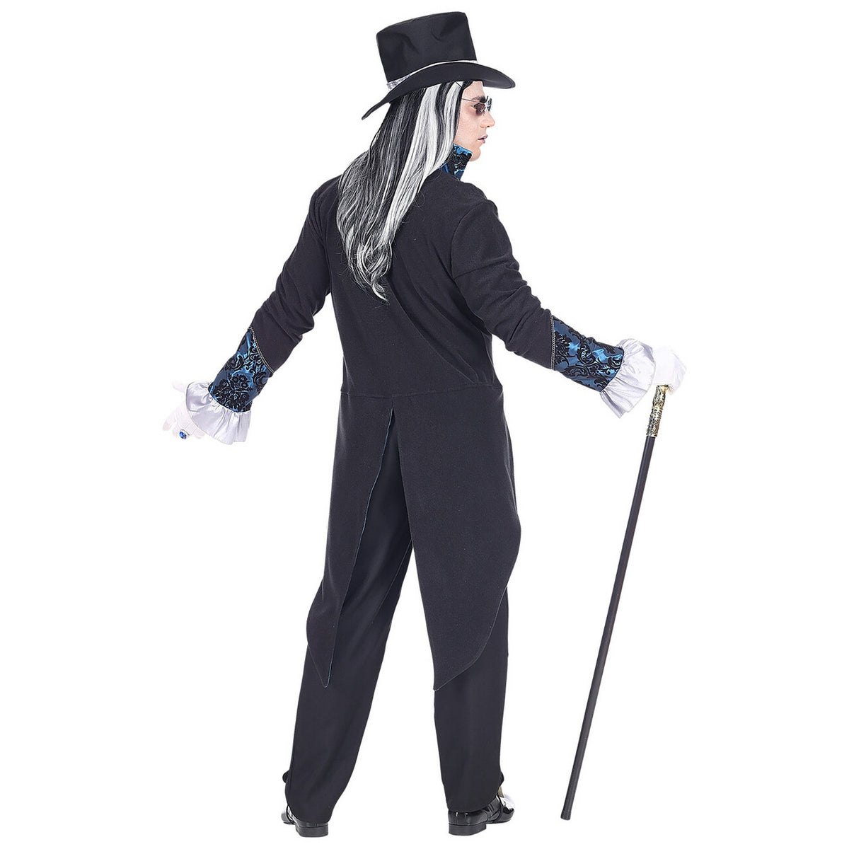 Op deze afbeelding zie je een Kostuums, van het merk Widmann. Victoriaaanse Vampier Dark Alley Man Kostuum