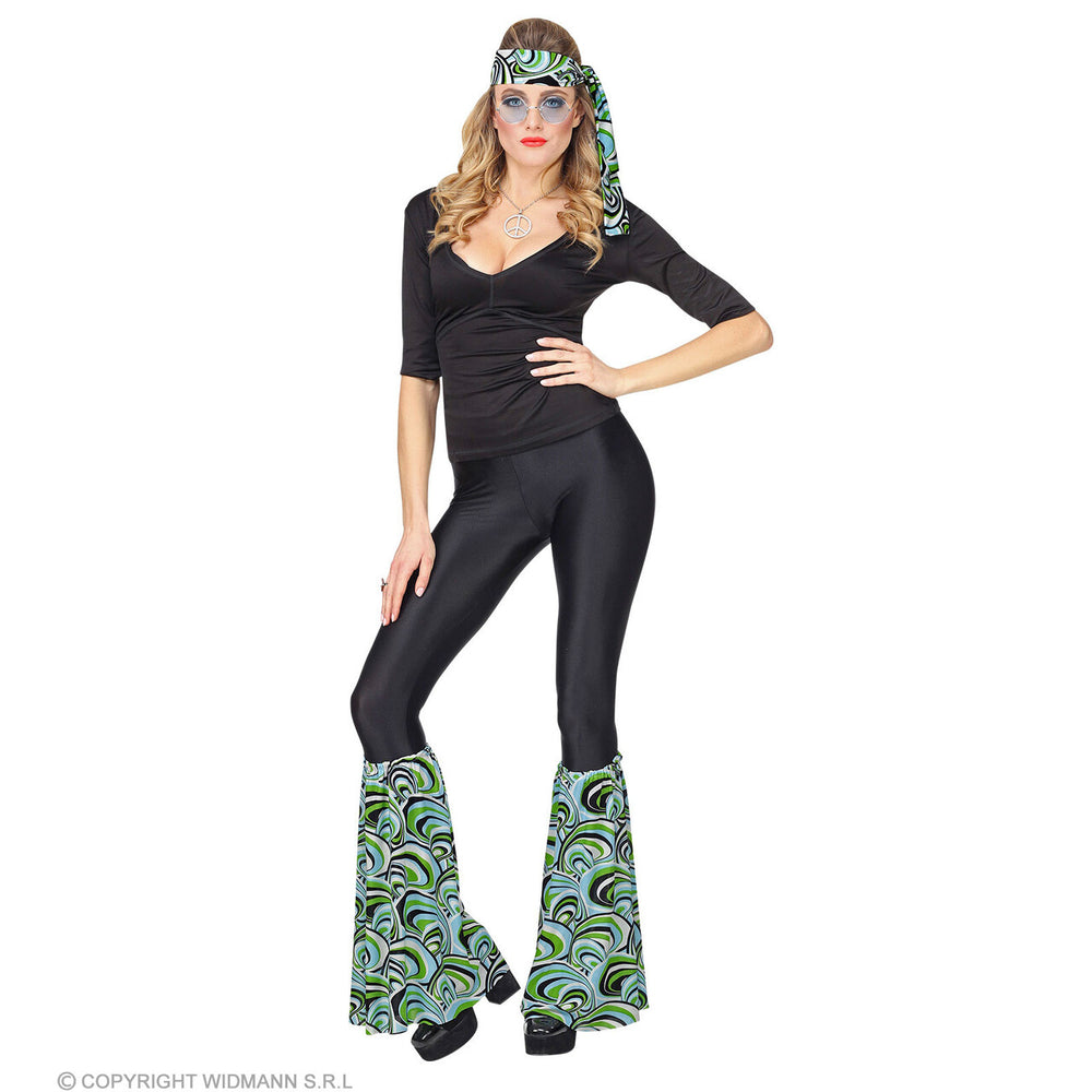 Op deze afbeelding zie je een Accessoires, van het merk Widmann. Wilde Jaren 70 Haarband En Beenwarmers Mandy