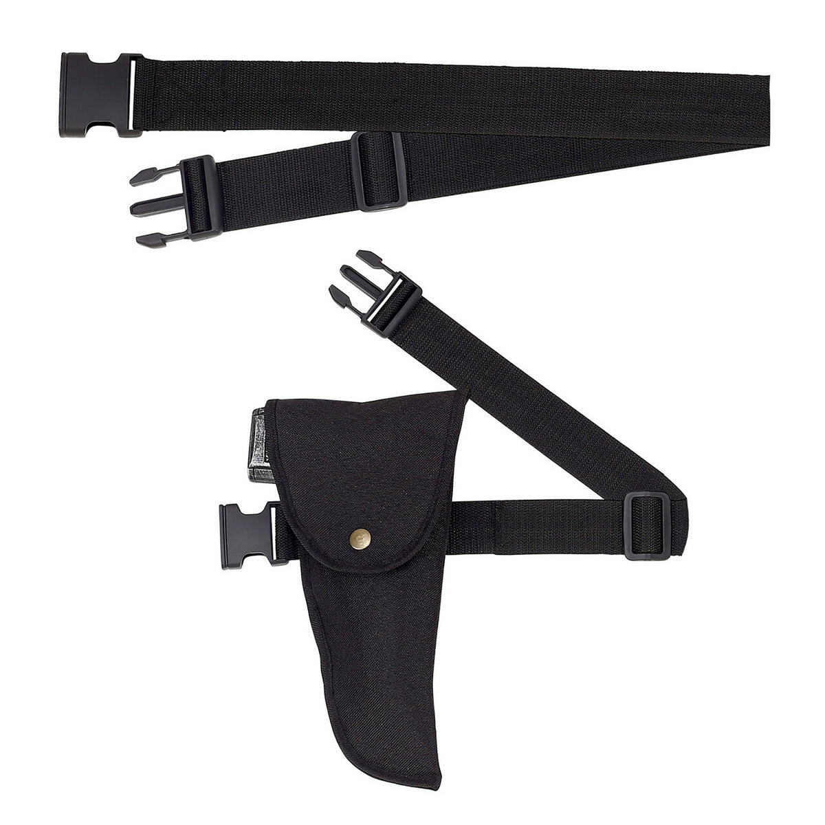 Op deze afbeelding zie je een Accessoires, van het merk Widmann. S.w.a.t. Holster Met Riem