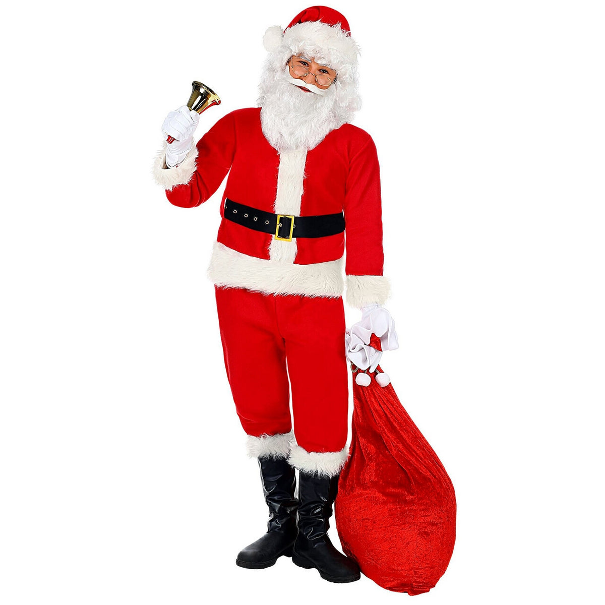Op deze afbeelding zie je een Kostuums, van het merk Widmann. O Denneboom Kerstman Kind Kostuum
