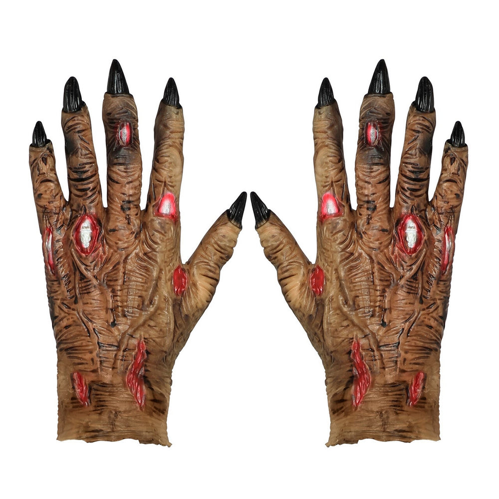 Op deze afbeelding zie je een Accessoires, van het merk Widmann. Horror Handschoenen Zombie Klauwen