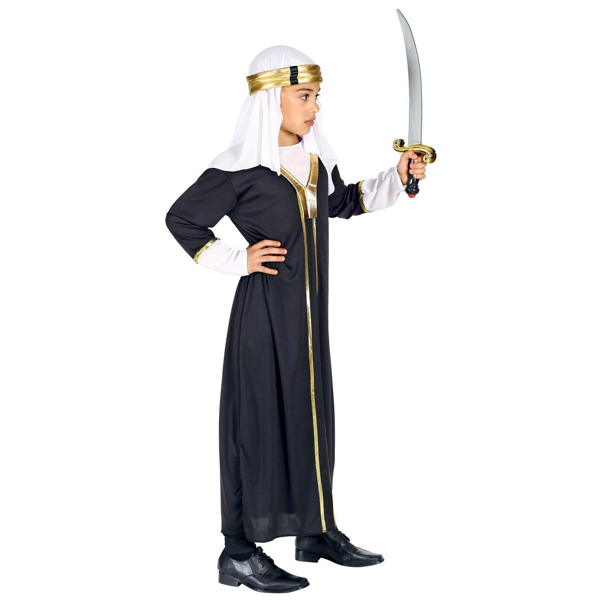 Op deze afbeelding zie je een Kostuums, van het merk Widmann. Sultan Turkse Rijk Abu Ali Jongen Kostuum