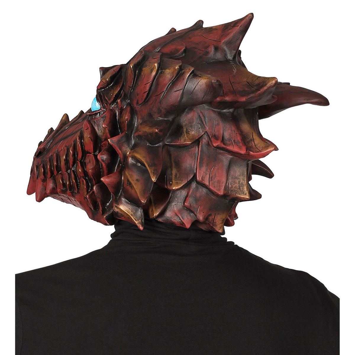 Op deze afbeelding zie je een Accessoires, van het merk Widmann. Masker Vuurspuwende Draak