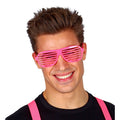 Lunettes Néon Roses à Barreaux
