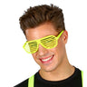 Lunettes à Persiennes Néon Jaunes
