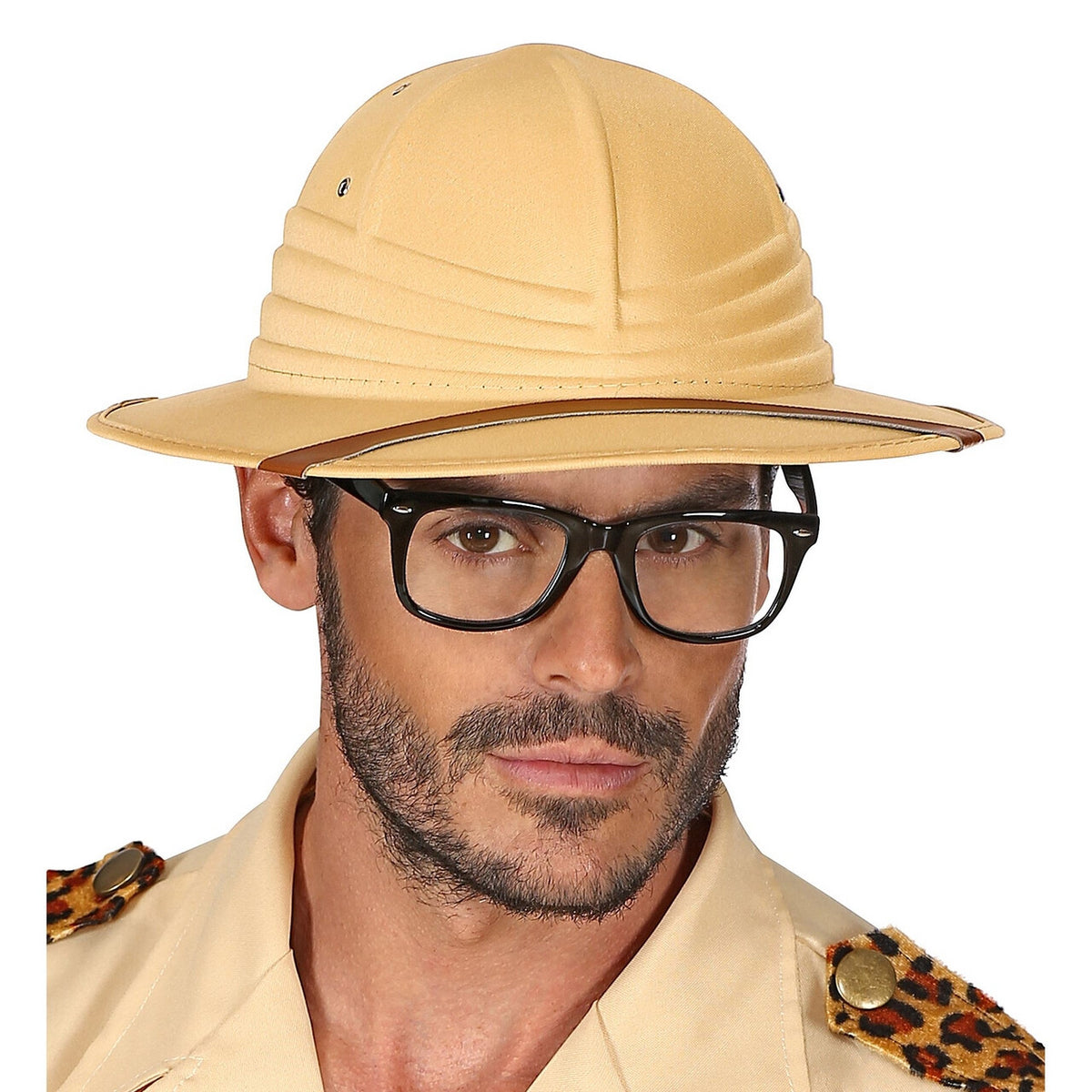 Op deze afbeelding zie je een Accessoires, van het merk Widmann. Tropenhelm Safari Afrika
