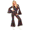 Combinaison à Pois Disco Hippie Années 70 Costume