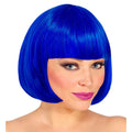 Perruque Bob Bleue