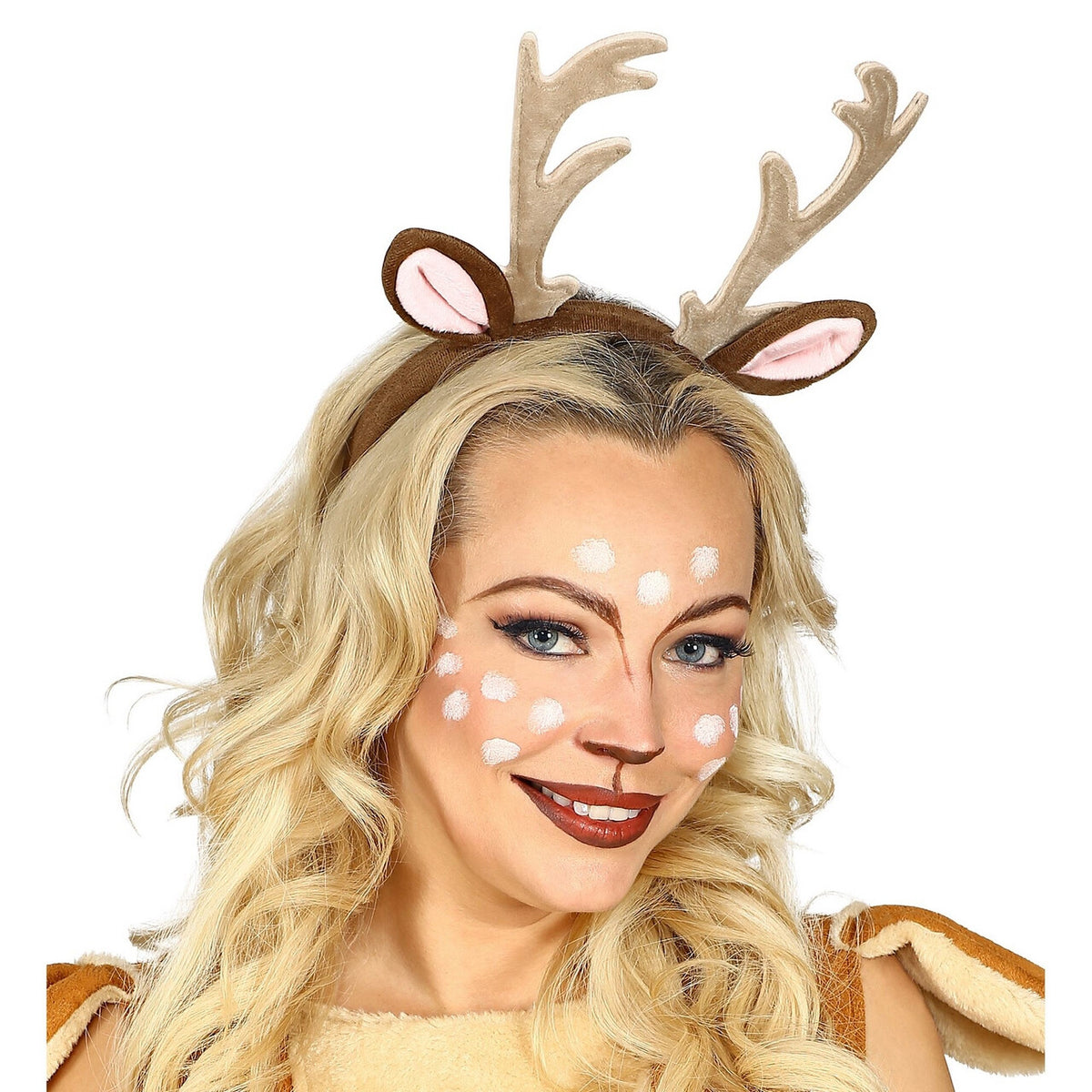Op deze afbeelding zie je een Accessoires, van het merk Widmann. Gewei En Oren Rendier Kerstslee