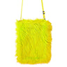 Sac Préhistorique En Fourrure Néon Jaune