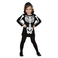 Afgrijselijk Angstaanjagend Skelet Halloween Meisje Kostuum
