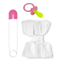 Ensemble Bébé Trois Pièces Rose