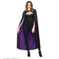 Cape Réversible Vampire Magicien 130 Cm Noir Violet