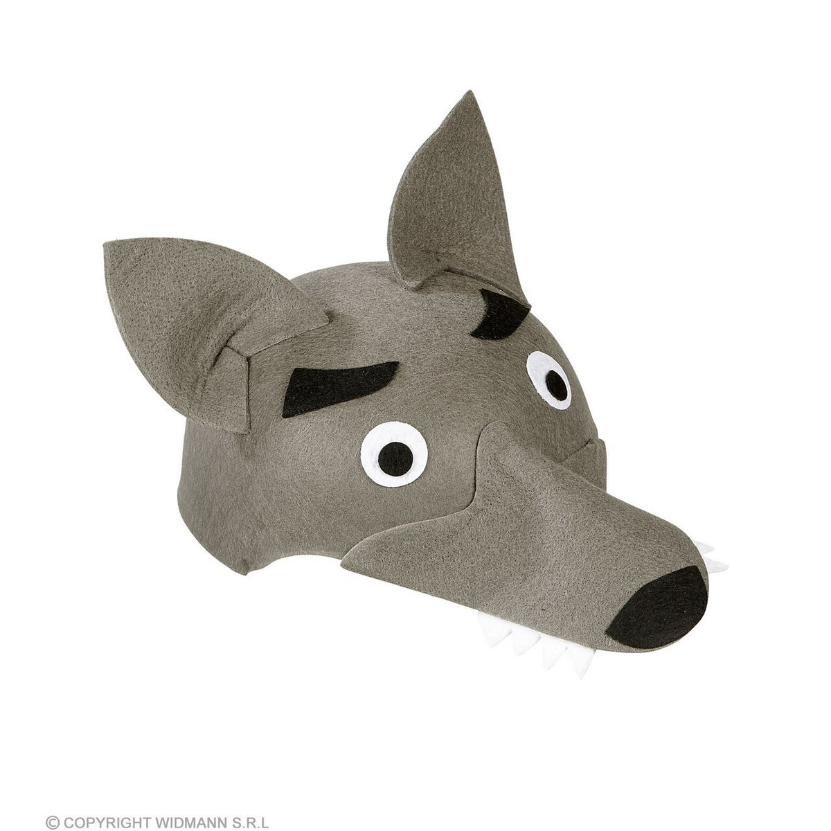 Op deze afbeelding zie je een Accessoires, van het merk Widmann. Grijze Boze Wolf Kind
