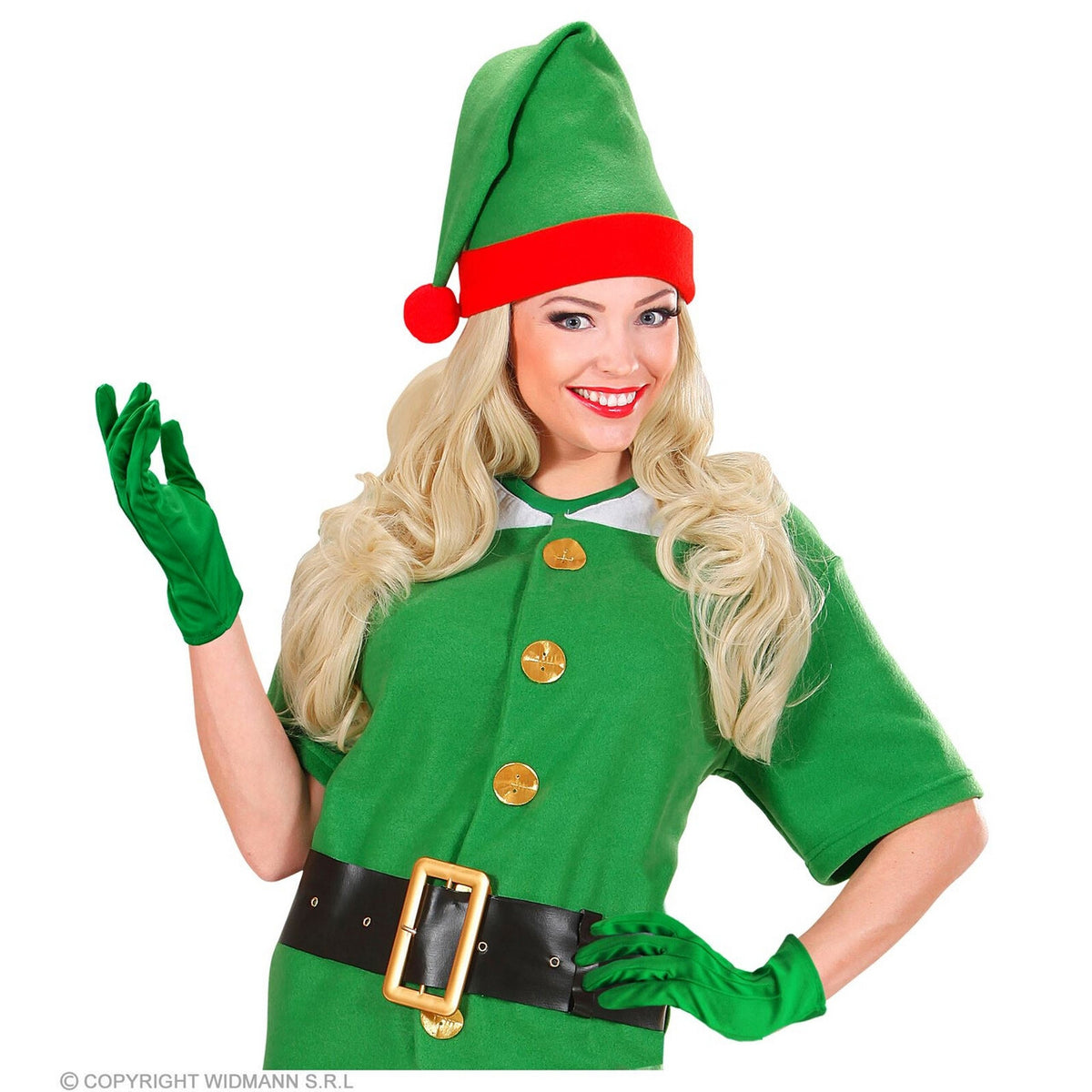 Op deze afbeelding zie je een Accessoires, van het merk Widmann. Korte Handschoenen Groene Vingers