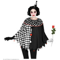 Poncho Arlequin Noir Et Blanc