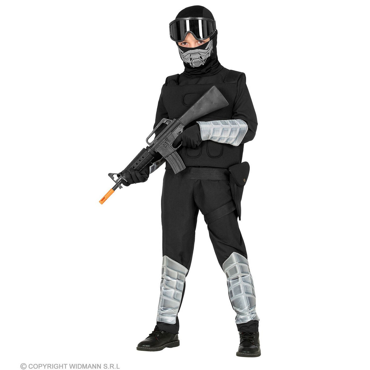 Op deze afbeelding zie je een Kostuums, van het merk Widmann. Special Forces Special Task Jongen Kostuum