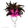 Bandeau Avec Plumes Fortaleza Carnaval Dété Rose